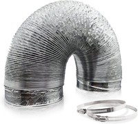 Aluflexschlauch 100Mm X 5M Aluminium Abluftschlauch FüR Abzugshaube