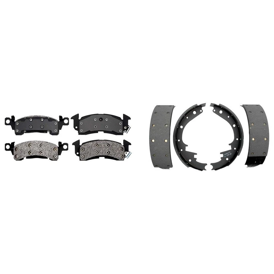 Pastillas de freno delanteras metálicas y zapatas traseras Element3 para Chevrolet K20 1978 Foto 4 de 4