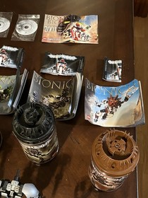 Lego Bionicle LOT, 4/6 Toa Nuva (Gen 2) + Extra Masks