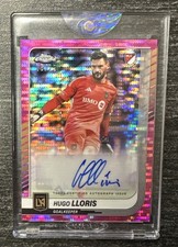 HUGO LLORIS - 2025 Topps Chrome MLS Mania PINK PULSAR AUTO 19/25 SP - LAFC