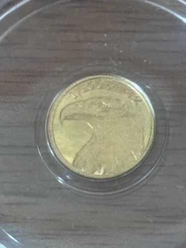 24k Pure Gold American Eagle Flag Coin 🔥 .9999 Fine Gold Bullion Round