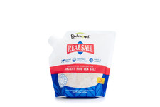 Real Salt - Ancient Fine Sea Salt, Unrefined Mineral Salt, 16 Ounce Pouch 1 Pac