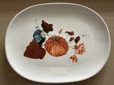 Brand New Autumn Fall Pumpkin Serving Platter