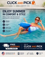 2-Pack Big Joe Kona Noodle Sling Chair Pool Float No Air Needed Floral New
