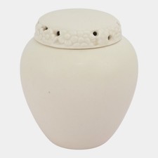 Rookwood Pottery 1928 Arts And Crafts Matte White Three Piece Rose Jar 1321E