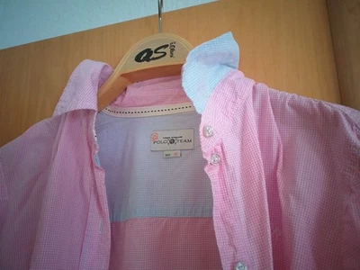 Tom Tailor Polo Teams karo Bluse Reiter Style rosa 42 - Bild 1 von 4