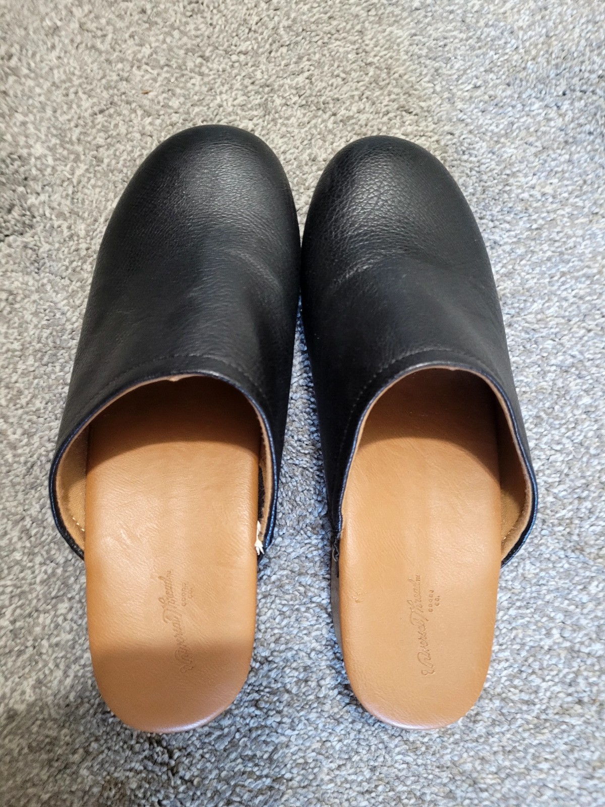 Universal Thread Indra Black Leather Studded Clog… - image 9