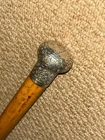 WW1 Military Walking Stick - Lincolnshire Regiment Hallmarked 1914 Silver Top