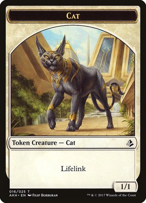 Cat Token - 16 / English / Lightly Played