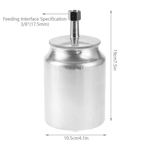 1000ml Paint Container Pneumatic Spray Accessory Metal Spray Pot Tool(01) Hot - Picture 8 of 12