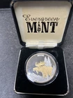 1999 Evergreen Mint Moose Silver Round