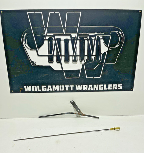 Factory 4.0 Engine Oil Dipstick Filler Tube & Dipstick 00-06 Jeep TJ Wrangler 28