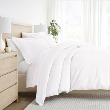 Duvet Cover Queen Size - 90"x94" Ultra Soft Queen Duvet Cover 3 Piece Set wit...