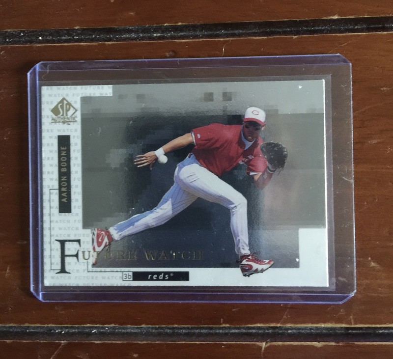 💎AARON BOONE ROOKIE 1998 SP Authentic RC #16 Reds💎