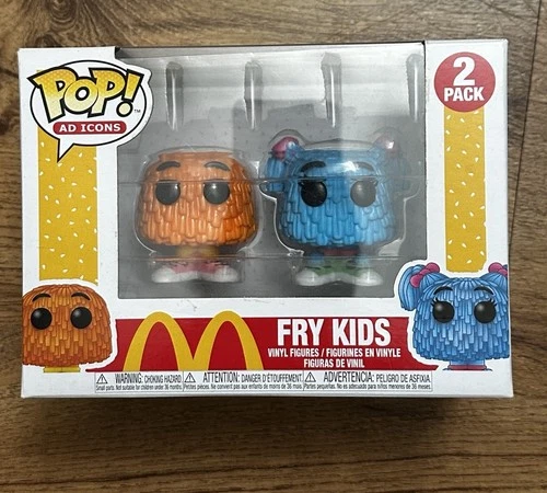 Funko Pop! Ad Icons McDonald's - Orange & Blue Fry Kids (2-Pack)