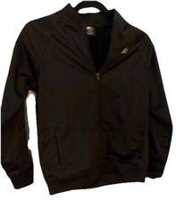 boys Black starter jacket Size L 10-12