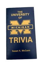📘 University of Michigan Trivia Book Susan K. McCann 1986 Softcover