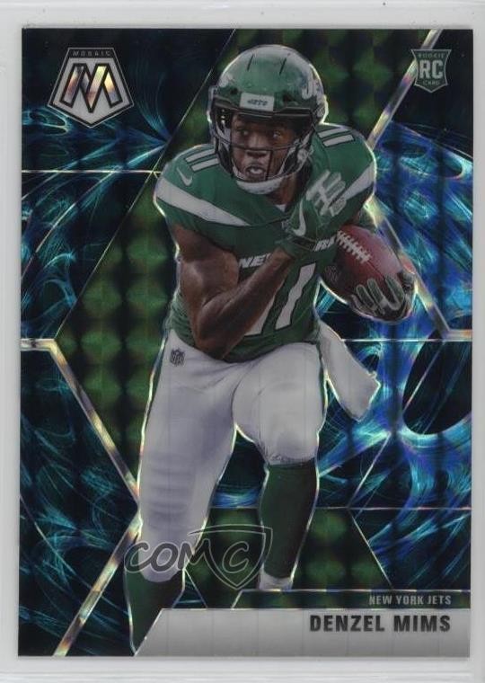 2020 Panini Mosaic Rookies Genesis Mosaic Prizm Denzel Mims #225 0zs1