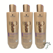 Schwarzkopf Blonde Me COOL BLONDES Neutralizing Shampoo, 10oz. 3PACK