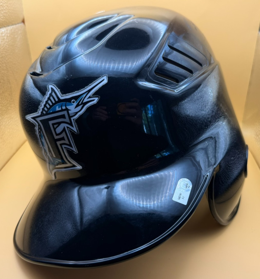 John Buck Florida Marlins Authentic Rawlings Batting Helmet MLB Hologram 7 1/2