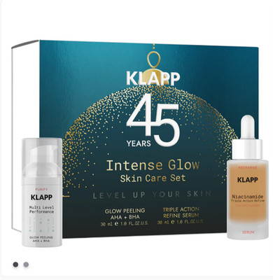 Klapp Cosmetics Intense Glow Skin Care Set Weinachten 2025