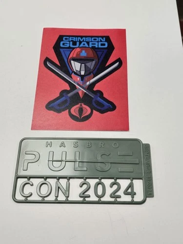 SDCC 2024 Hasbro Pulse Plate & Gi Joe Crimson Guard Postcard