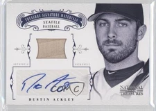 2012 National Treasures Treasure Signature Materials /49 Dustin Ackley #84 Auto