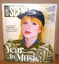 Hayley Williams cover Nashville Scene magazine December 11-17, 2025 Paramore
