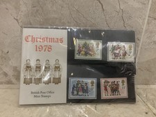 British Post Office Mint Stamps Christmas 1978
