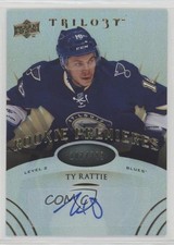 2014 Upper Deck Trilogy Level 2 Rookie Premieres 102/399 Ty Rattie #166 Auto je2
