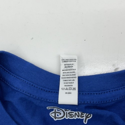 Disney Blue Stitch “It’s My Birthday” Graphic T-Shirt Unisex Kids Size X-Large - Picture 4 of 7