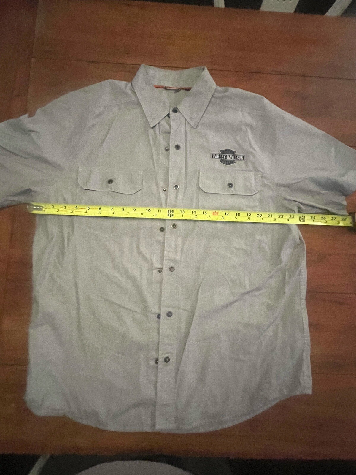 Harley Davidson Performance Button Up Embroidered… - image 11