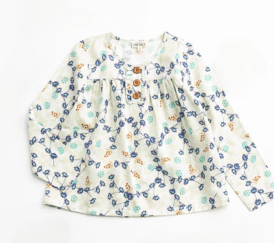 NWT Girls Finding Foxtale Folklore Top (Leafy Vines) Size 4