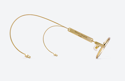 Gentle Monster x Maison Margiela MM220 Gold Clear Sunglasses