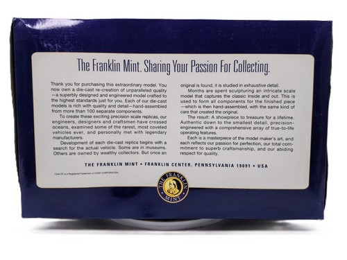 1/12 Case SC Tractor With Narrow Front Franklin Mint Precision Model - Picture 5 of 6