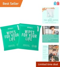 Gentle Cleansing Wipes for All Skin Types: Eco-Friendly  Portable 40 Count