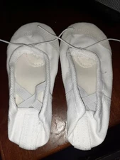 Nexete Leather Dance Shoes Split Sole Flats For Toddler Girl Boy Kid 