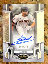 2024 Topps Tier One - Luis Matos RC #BOA-LM Break Out Auto 90/249 GIANTS!