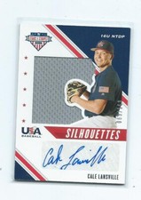 2020 Panini USA-Cale Lansville Autograph/Jersey /199-San Francisco Giants