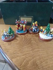 The Simpsons Illuminated Christmas Ornaments Bradford Exchange Set Of 18 Pieces