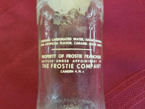 Vintage Clear Frostie Soda Bottle " You'll Love It " Great Shape - Picture 3 of 3