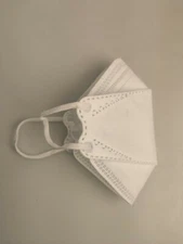 50 PCS White KF94 Disposable Face Mask Non Medical 4 Layer Earloop Mouth Cover