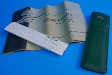 Rechenschieber, Rechenstab, A.W. Faber Castell, 67/87, Etui, Anleitung