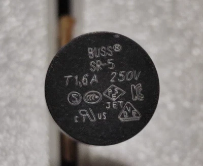 4x fusibili ritardati subminiatura radiali, 1,6A 250V, ORIGINALI BUSSMANN, NUOVI - Photo 1/2