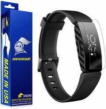 ArmorSuit Fitbit Inspire HR/Fitbit Inspire Screen Protector Black Carbon Fiber