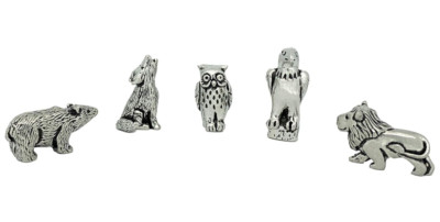 Spirit Animals Pewter Miniatures 5 pcs Gift Set in the Box by Basic Spirit MNB-1