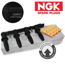 OEM ZÜNDSPULE + 4x NGK ZÜNDKERZEN FÜR OPEL ASTRA G H VECTRA C ZAFIRA B 1.6 1.8