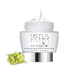 Lotus Herbals WhiteGlow Skin Whitening And Brightening Gel, Face Cream with SPF-