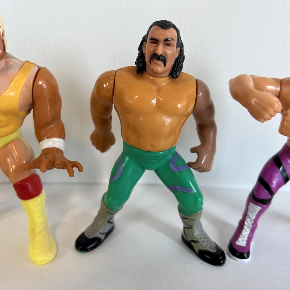 Лот 90-х WWF Hasbro борьба Халк Хоган Рик грубый Джейк змея El Matador винтажный - Изображение 4 из 4