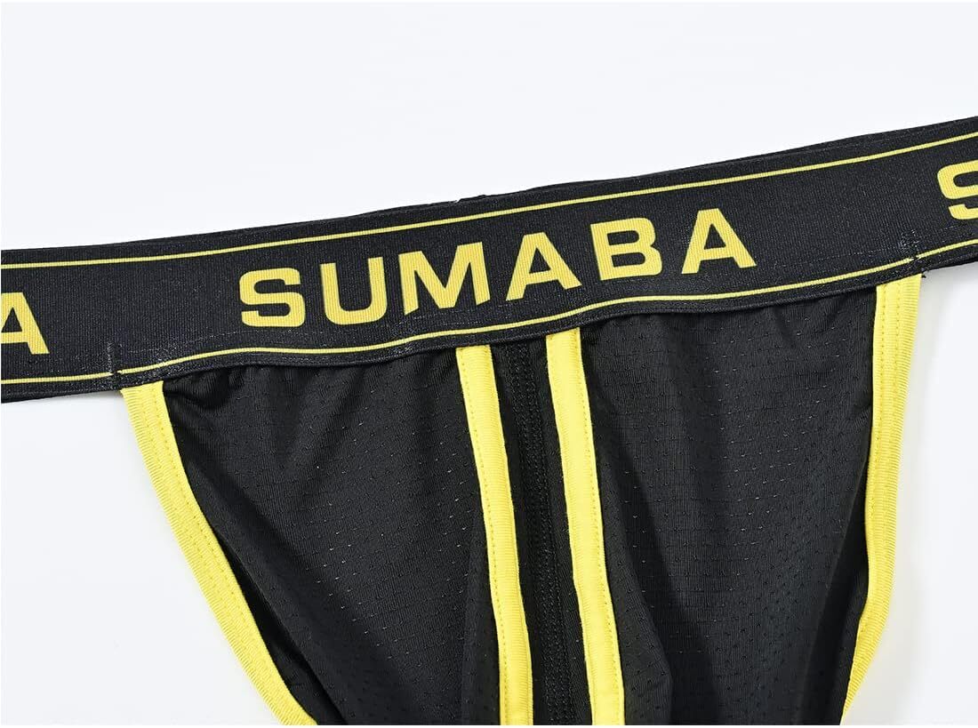 Mens Jockstrap G Strings Tagless G-String Sport Homme Sexy Double T Thongs